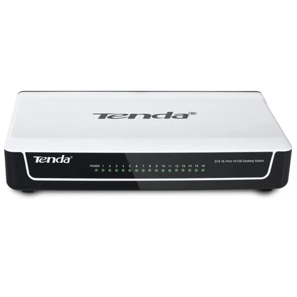 Tenda S16 10-100 Mbps 16 Port Ethernet Multiswitch - 2
