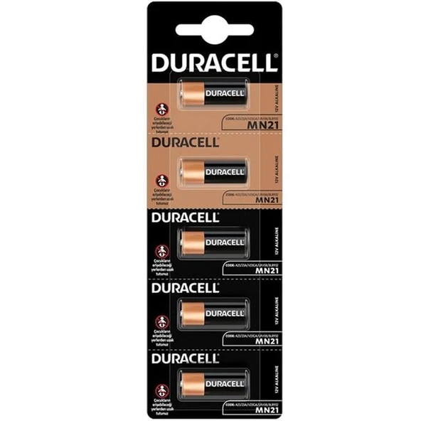Duracell Li̇tyum MN21 Alarm Pi̇li 5'Li Paket - 3