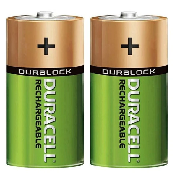 Duracell C Orta Boy 3000Mah Ni-Mh  Şarj Edilebilir 2'Li Pil - 2