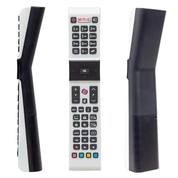 Profilo RCA49130 - Vestel Smart – Sanyo - Jvc Netflix Tuşlu Beyaz Yazısız Lcd Led Tv Kumanda