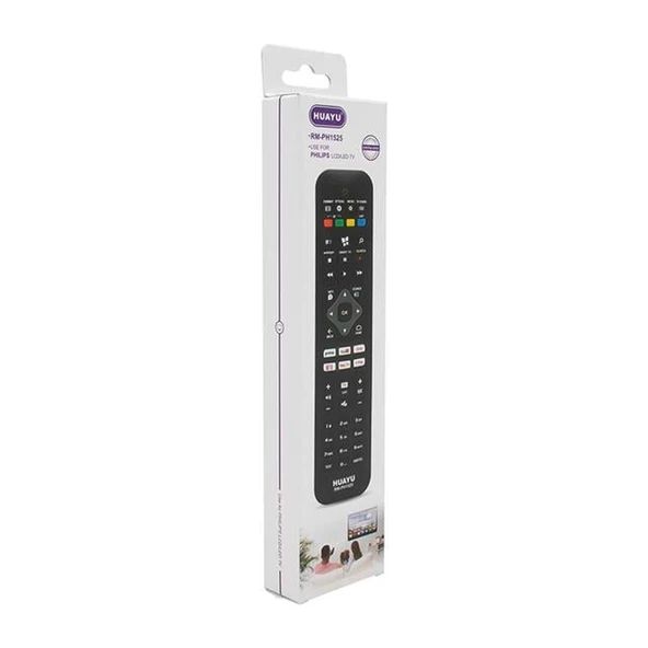 Huayu RM-PH1525 Philips Netflix - Youtube- Prime Video Tuşlu Universal Lcd-Led Tv Kumanda - 2