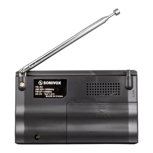 Sonivox VS-R3 Analog Radyo Gümüş Renk - 2