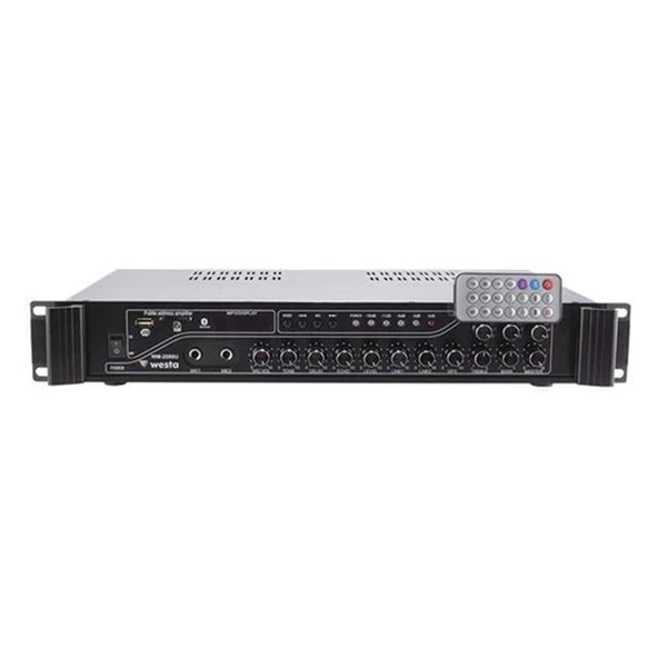 Westa Wm-2080U 200 Watt Trafolu 3 Bölge Kontrollü Mixer Anfi