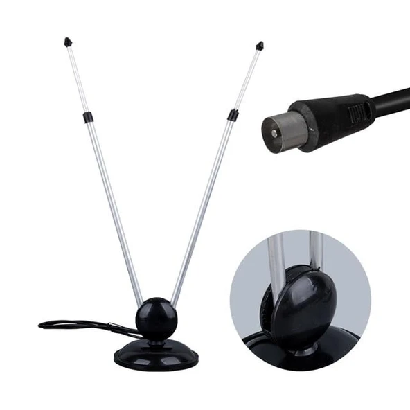 Powermaster PM-25024 TV Üstü Eski Tip Karasal Yayın Anten