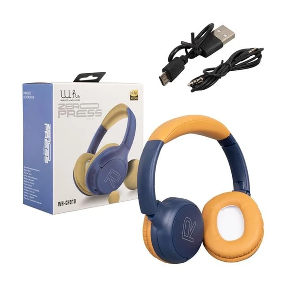 Magicvoice WH-CH910 Kablosuz Bluetooth Kulaküstü Tasarım Kulaklık - 4