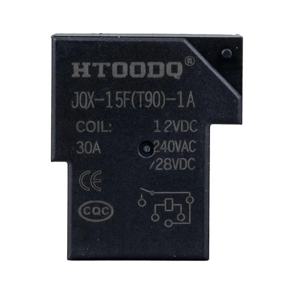 Powermaster JQX-15F-T90-1H 12VDC 30A 12VDC 5 Pin Röle - 2