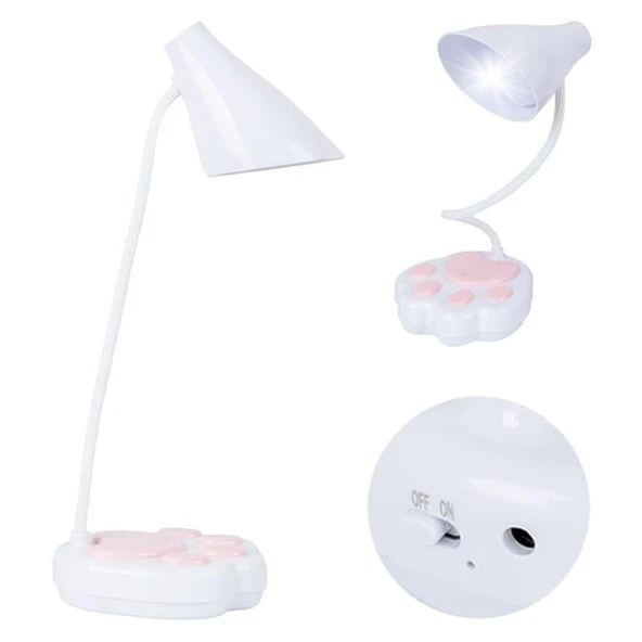 Powermaster JF-1623 20 LED'li 2.5 Watt Şarjlı Esnek Masa Lambası (OM-114) - Dokunmatik Ve USB Şarjlı - 2
