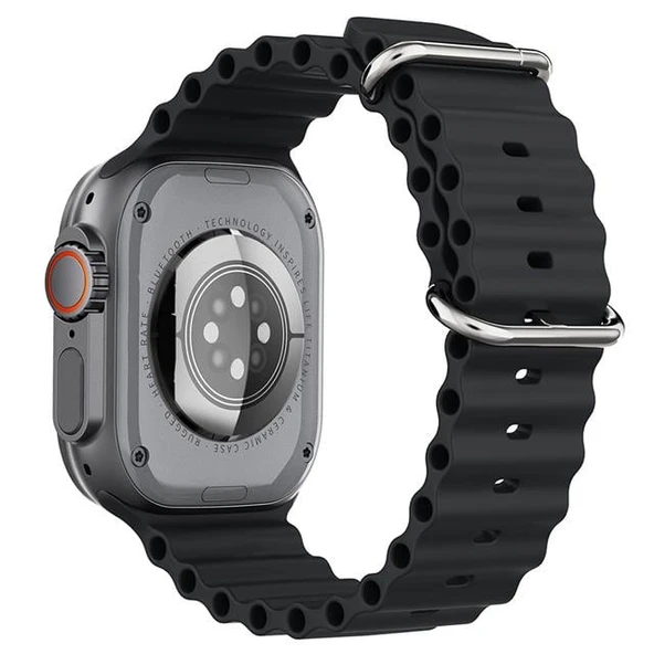 Hytech W69 Watch IOS Ve Android Uyumlu Mactive 2.05 İnç Geniş Ekranlı Siyah Akıllı Saat - 4