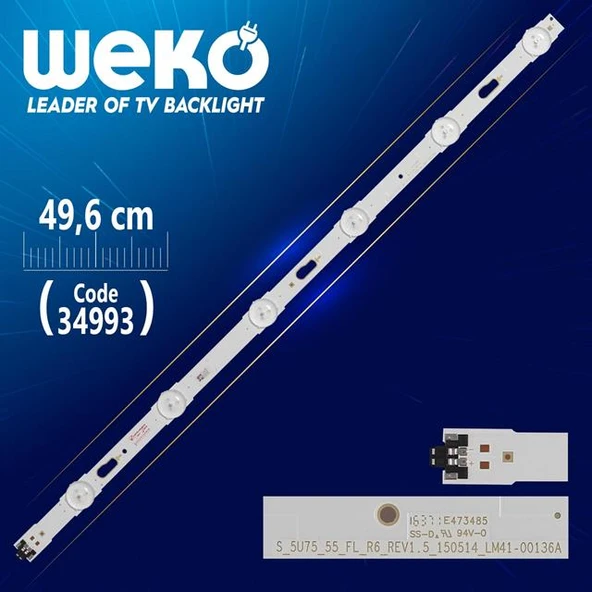55'' Inch V5DU-550DCB-R1-S_5U75_55_FL_R6_REV1.5-LM41-00136A Tv Led Bar
