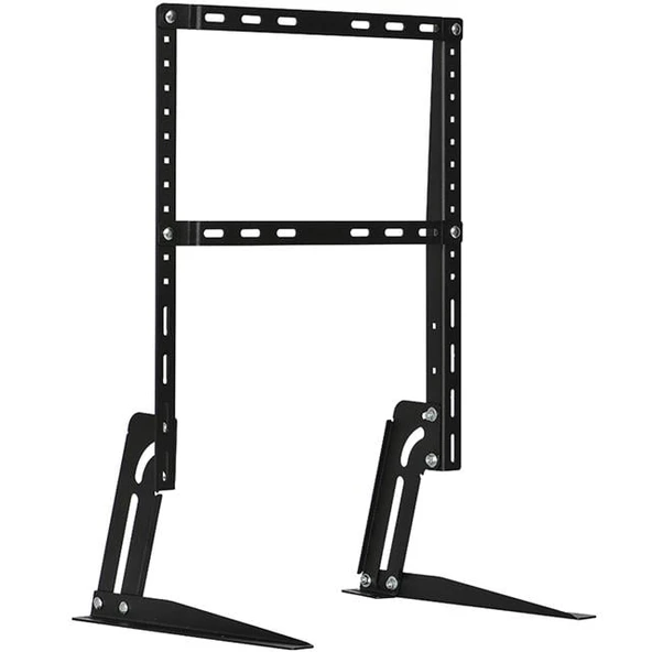 Vontech 32-65 İnc Lcd-Led Kilitli Sabit Askı Aparatı + Tv Ayağı Masa Standı LMA-04