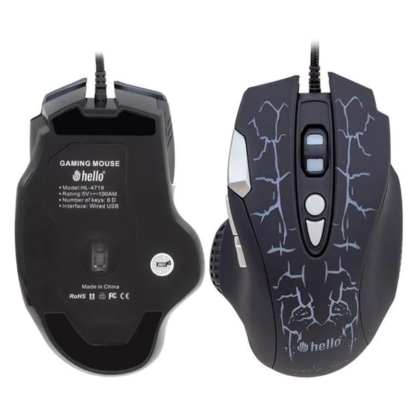Hello HL-4719 Kablolu Oyuncu Gaming Mouse - 2