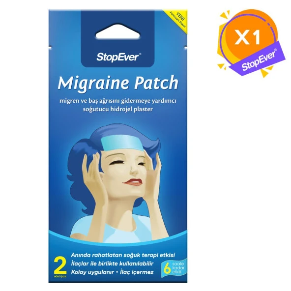 StopEver Migraine Patch - 1x2 Adet