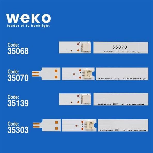 Wkset-5119 35068X3 35070X3 35139X3 35303X3 55 V14 Drt Rev0.0 12 Adet Led Bar - 2