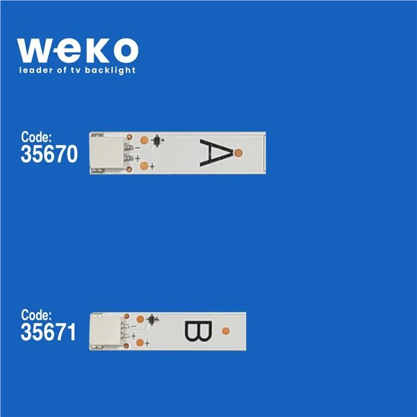 Wkset-5204 35670X4 35671X3 Vestel 55 Uhd Drt 7 Adet Led Bar (7+8Lens) - 3