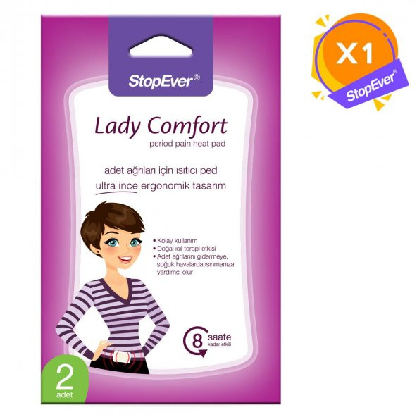 StopEver Lady Comfort Isıtıcı Ped - 1x2 Adet
