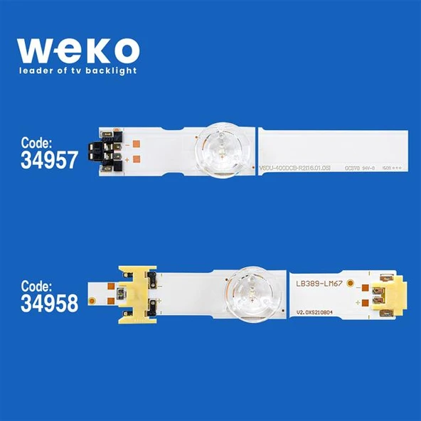 Wkset-5082 34957X5 34958X5 S_Ku6k_40_Fl30 10 Adet Led Bar - 2
