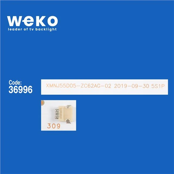 Wkset-6291 36996X9 Xmnj55d05-Zc62ag-02 5S1P 303Xm550046  9 Adet Led Bar - 2