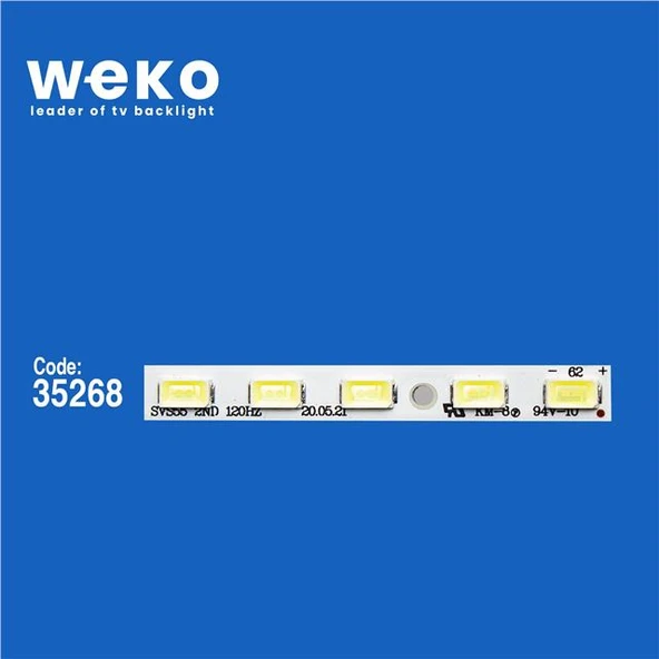 Wkset-5520 35268X6 Svs55_2Nd_120Hz 6 Adet Led Bar (62Led) - 2