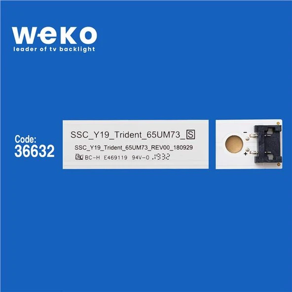 Wkset-5500 36632X5 Ssc_Y19.5_Trıdent_65Um73_Rev00_190823 5 Adet Led Bar - 2