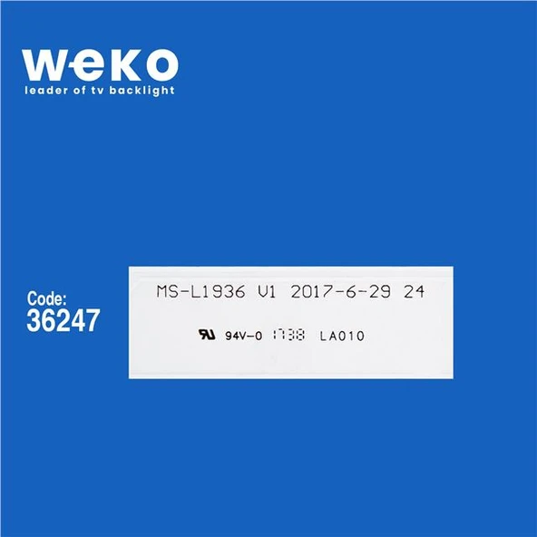 Wkset-5834 36247X2 Ms-L1936 V1 2 Adet Led Bar - 2
