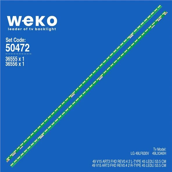 Wkset-5472 36555X1 36556X1 49 V15 Art3 Fhd Rev0.4 2 Adet Led Bar (45Led)