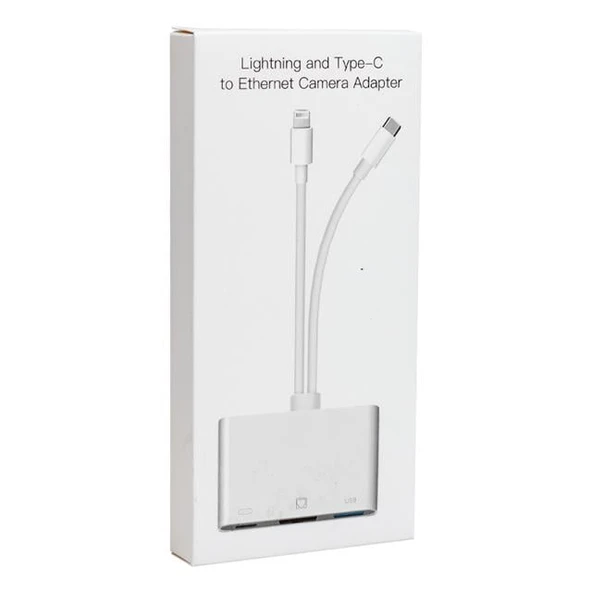 Powermaster Lightning / Type-C Kamera Çevirici  PM-5725 - 3