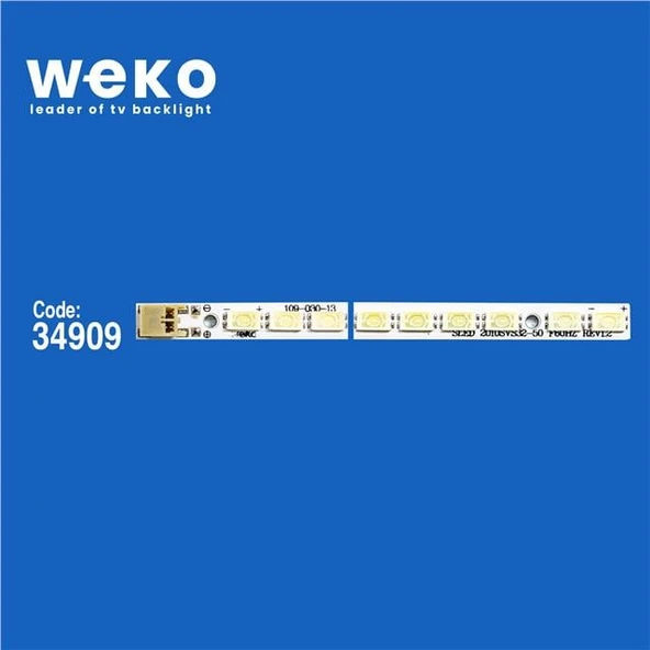 Wkset-6500 34909X2 Sled 2010Svs32_50 F60hz Rev1.2  Lmb-3200Bm11  2 Adet Led Bar (50Led) - 2