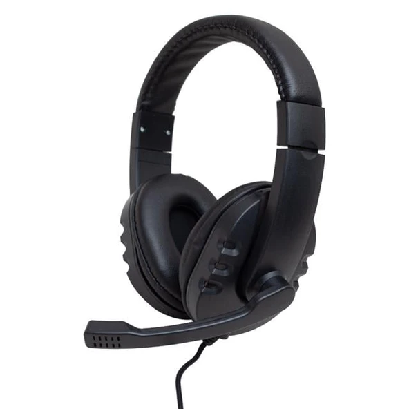 Hello 3.5 Mm Stereo Kablolu Ledli Mikrofonlu Siyah Gaming Oyuncu Kulaklık HL-5351