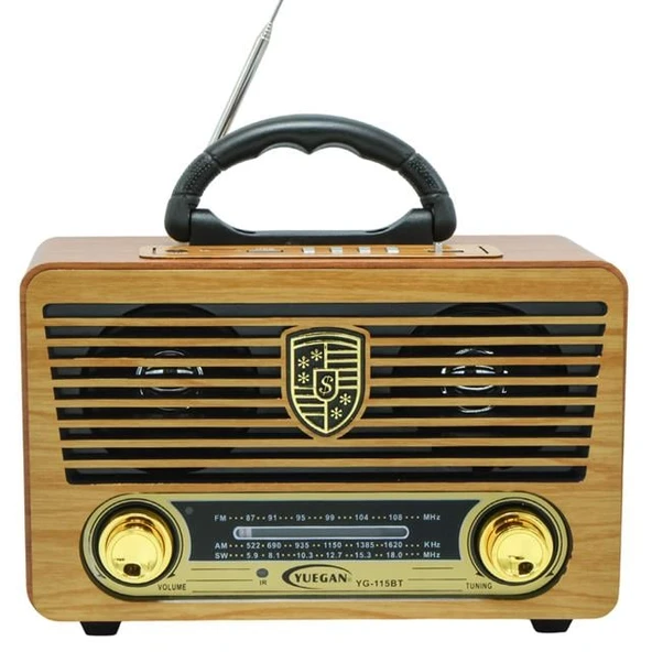 Magicvoice MV-115BT USB - SD - FM - Bluetooth Destekli Nostaljik Radyo - 5