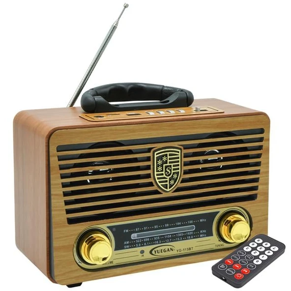 Magicvoice MV-115BT USB - SD - FM - Bluetooth Destekli Nostaljik Radyo