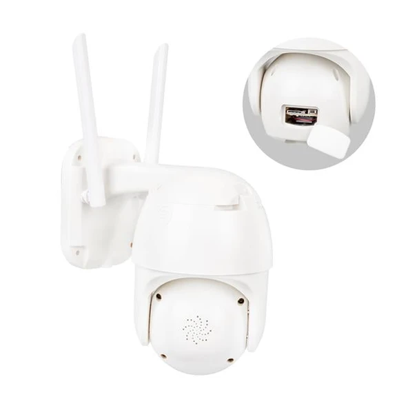 Powermaster 2Mp 3.6Mm 1080P Wifi Speed Dome PTZ Kamera Poe + 12V - 3