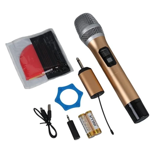 Magicvoice MV-1301E UHF Ekranlı Kablosuz 1 El Telsiz Mikrofonu - 4