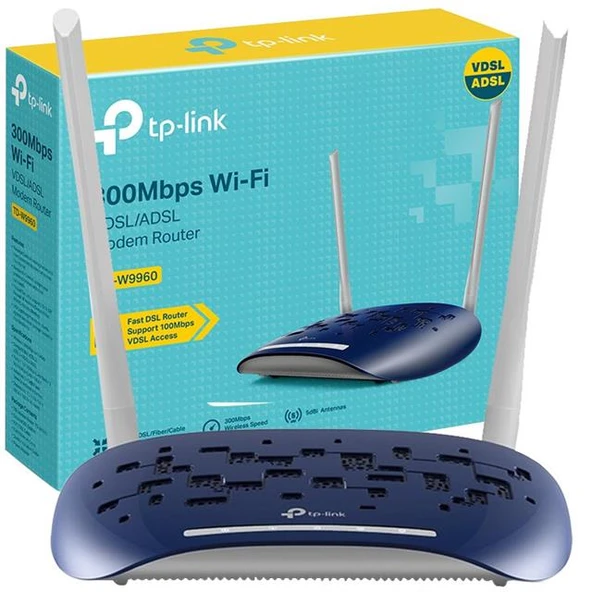 TP-Link TD-W9960 300 Mbps Kablosuz Adsl2-Vdsl2 Modem - 3