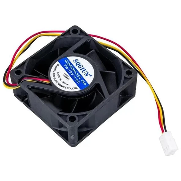 Powermaster IC-216 Fırçasız DC Fan 60X60x25mm 12 Volt 3 Pin (Seri 2) - 2