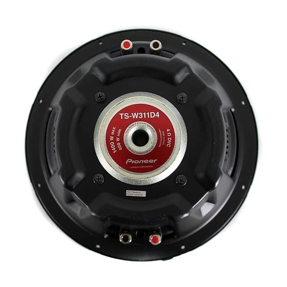 Pioneer TS-W312D4 1600 Watt 30 Cm Subwoofer Çift Bobinli Oto Hoparlör - 4