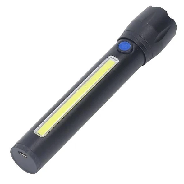 Powermaster PM-16754 Şarj Edilebilir Zoomlu COB Led El Feneri - 2