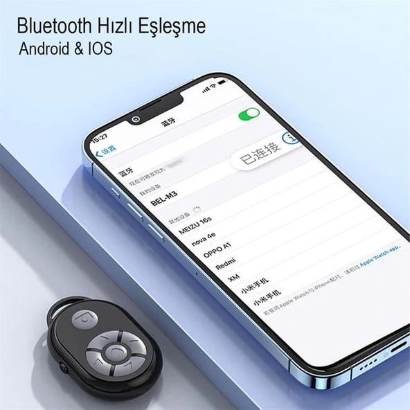Weko WK-9531 Bluetooth Kamera Selfie Kumandası Cep Telefonu IOS - Android Uyumlu - 2
