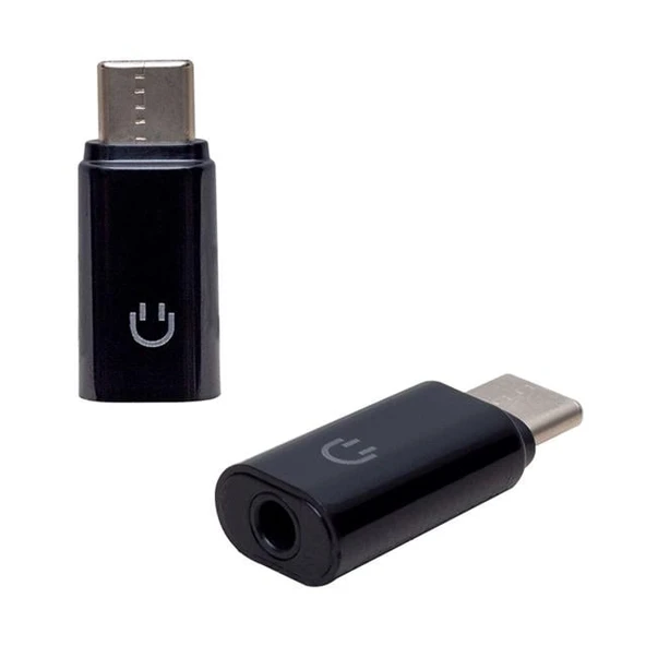 Powermaster KY-195 3.5 Mm To Type-C Otg Aparat - 3