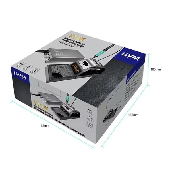Powermaster GVM-T115 45 Watt SMD Havya İstasyonu 120-450 Derece - 5