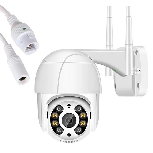 Powermaster PM-26198 Dış Mekan Wifi/POE Ethernet Kamera 4MP 1080P ICSEE