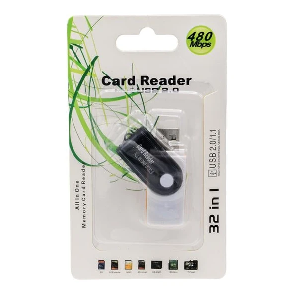 Powermaster PM-2513 USB 2.0 Çoklu 32İn1 SD-Mmc Kart Okuyucu - 3