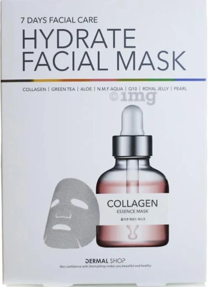 Dermal Shop 7 Günlük Cilt Bakımı Nem Maskesi  25 gr * 7 - Resim 3