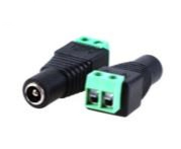 5 Adet Balun Konnektör Klemensli Dişi Fiş Jak 2.5mm CCTV Jak - 2