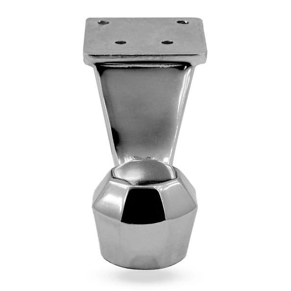 Mobilya Kanepe Koltuk Sehpa Ünite Ayağı 7 Cm Krom Metal Baza Ayakları (4 ADET) - 3