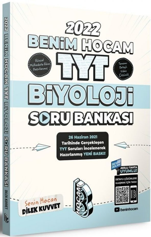 TYT Biyoloji Soru Bankası Benim Hocam Yayınları