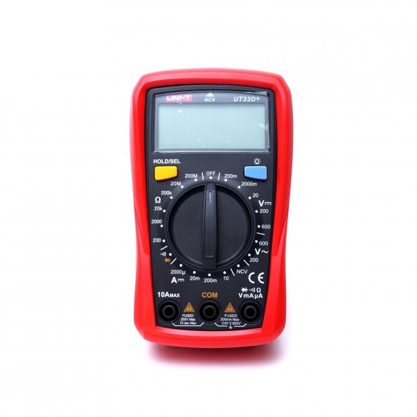 Unit UT 33D+ 600v 10A Dijital Multimetre