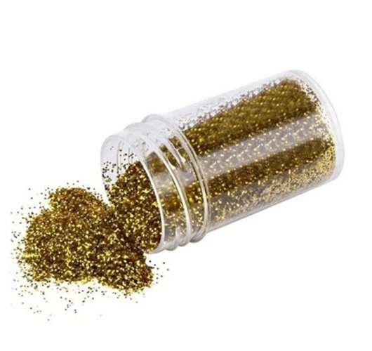 Toz Sim Tuzlukta Altın Renkli - 3 adet ürün görseli 1