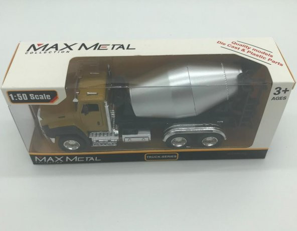 Osman Kızılkaya Max Metal Collection 1:50 Çek Bırak Mikser Kamyon CF18-A10