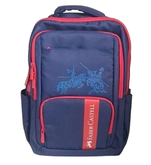 Faber Castell Line Sırt Çantası Lacivert Kırmızı 17258 ürün görseli 1