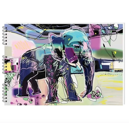 Keskin Color Resim Defteri Spiralli 35X50 Karışık Desen